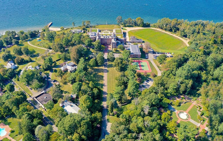 Aerial View of Webb Institute Campus 768x486