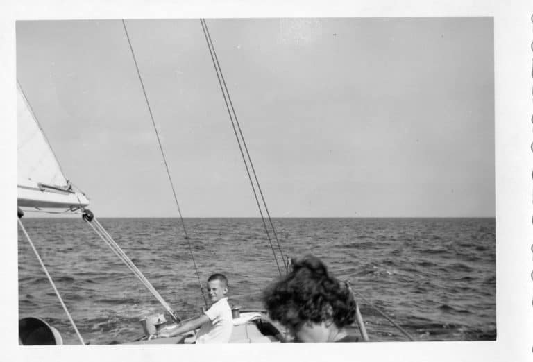 Bruce at the tiller 768x522