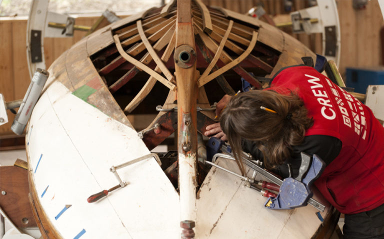 In the Conservation workshop