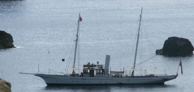 Yacht AMAZON 1885 08 Peaceful Anchorage 2 768x366