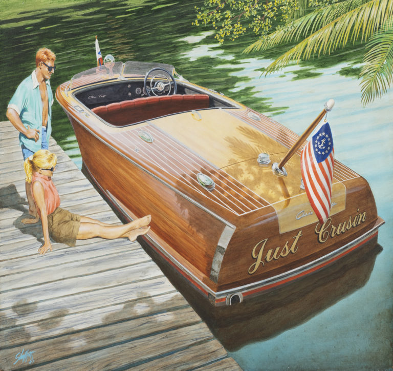 1940s Chris Craft Riviera 768x724