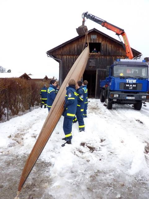 Much needed help of the THW.