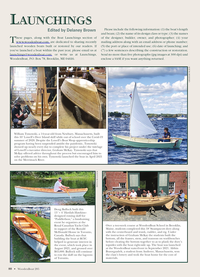 Wooden Boat March 2022