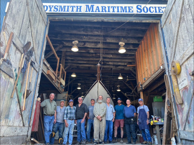 The volunteer crew at the Ladysmith Maritime Society. Photo Tobi Elliott copy 768x575
