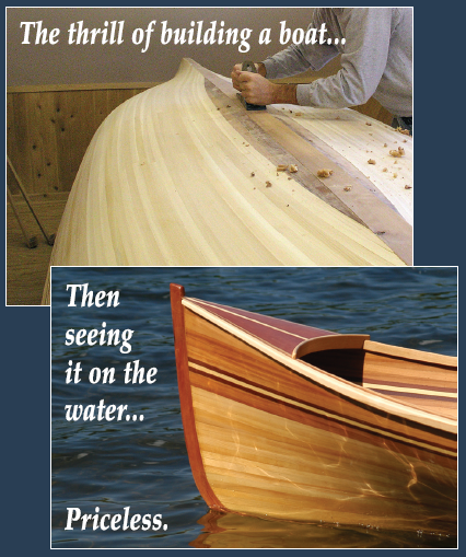 The thrill of building a boat