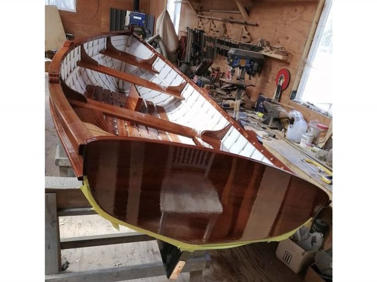 12 White Catspaw Sail Oar Dinghy 1950 3 768x574