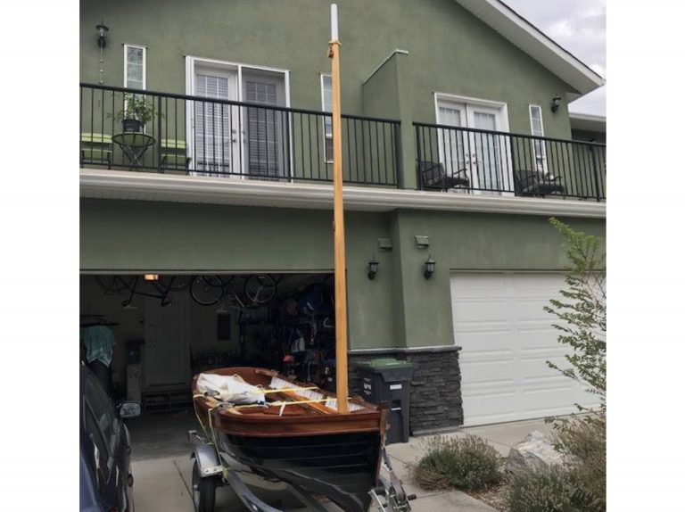 12 White Catspaw Sail Oar Dinghy 1950 6 768x574