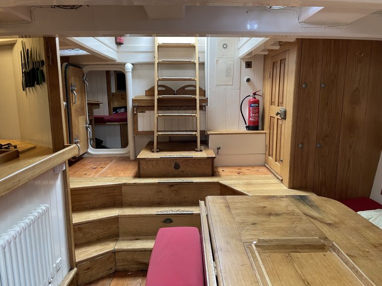 Falmouth Pilot Cutter Pellew interior 9 768x576
