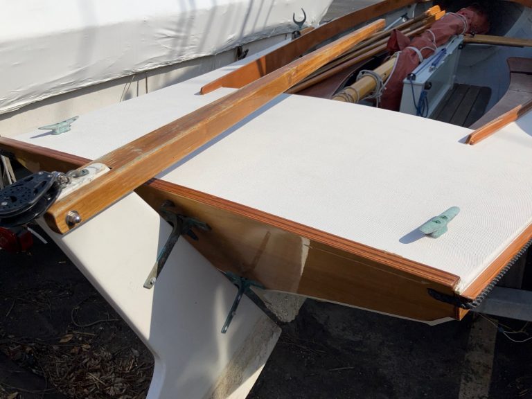 3. South Jersey skiff rudder tiller starboard side 768x576